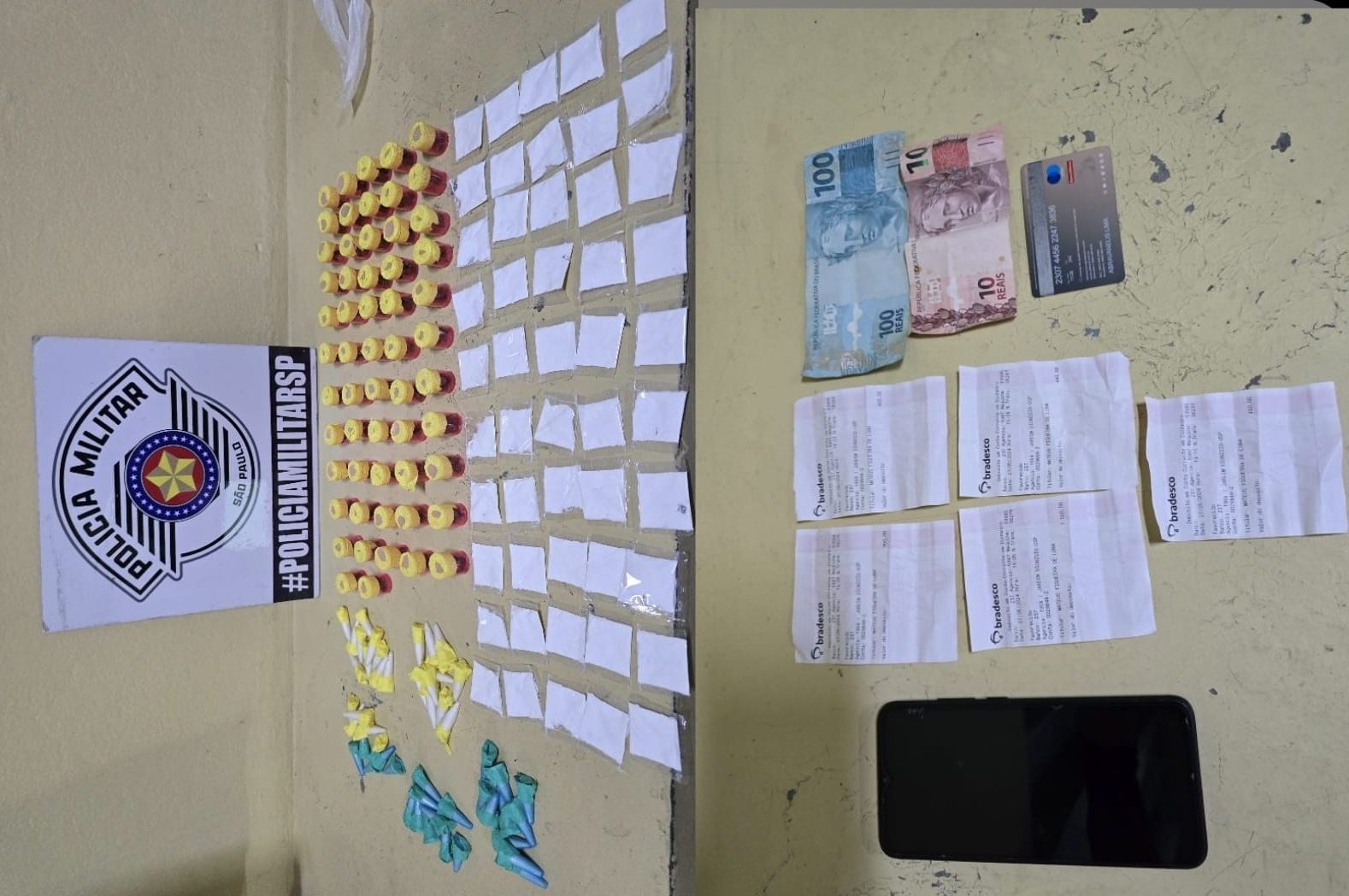 'Coordenador do tráfico' tenta subornar policiais após ser preso com drogas