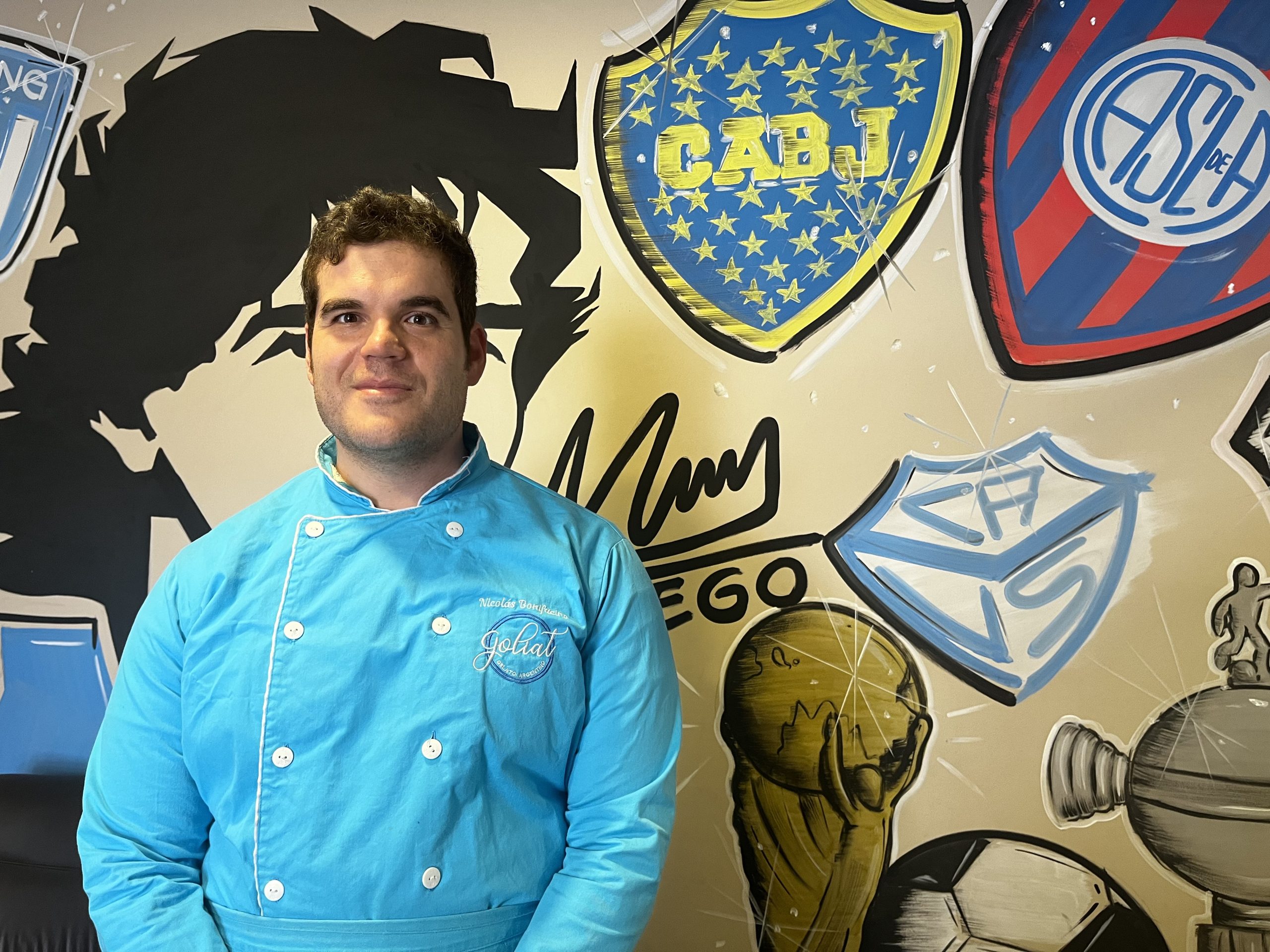 Argentino apaixonado por futebol e gelato empreende em Mogi há 9 anos