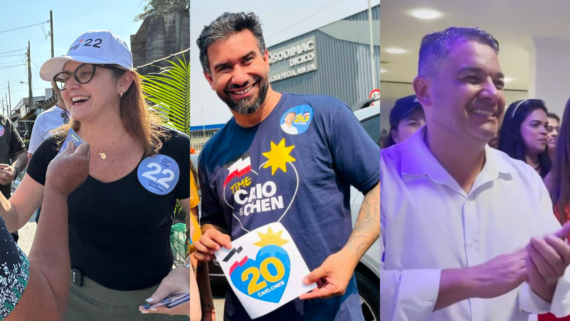 Confira as agendas dos candidatos à Prefeitura de Mogi para esta semana
