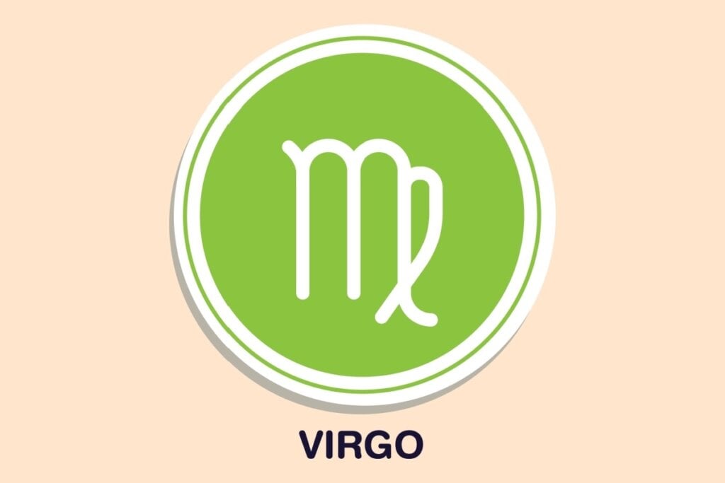 Ilustração do signo de Virgem