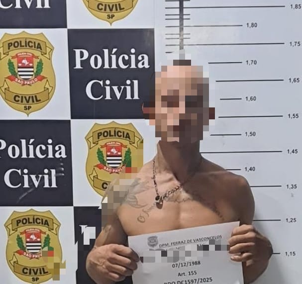 Suspeito de invadir e furtar a Prefeitura de Ferraz é preso