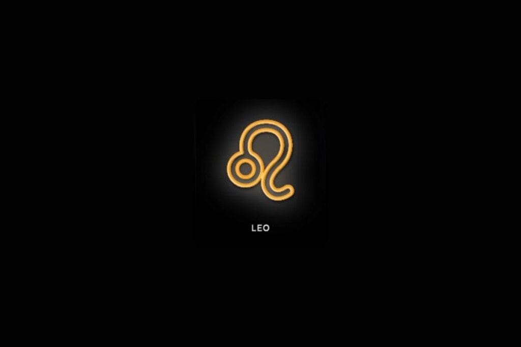 Ilustração do signo de Leão