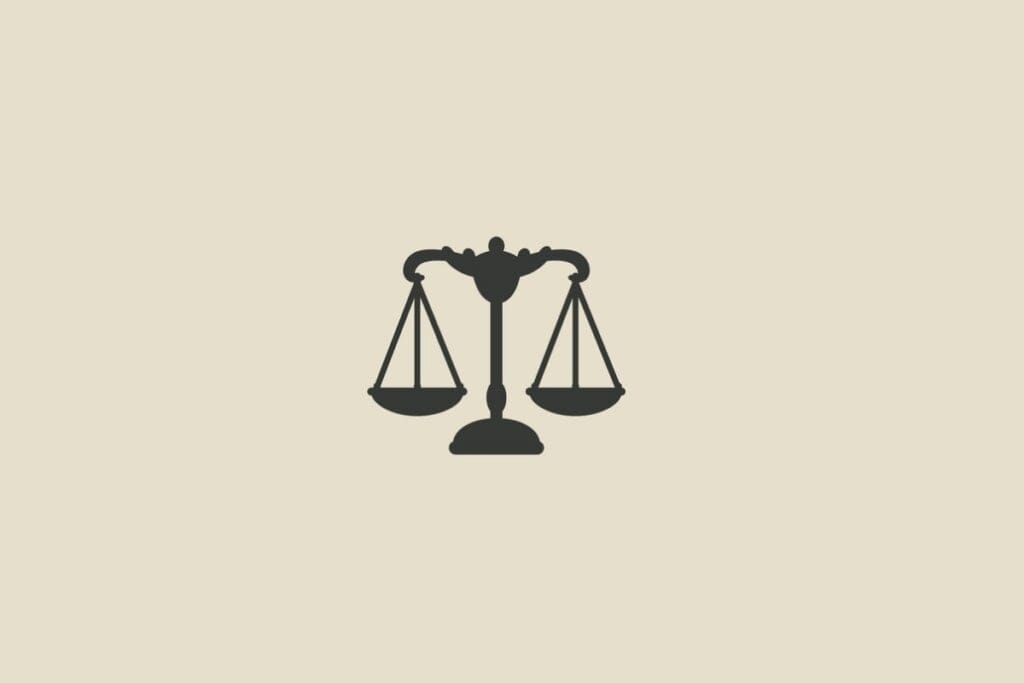 Ilustração do signo de Libra em um fundo cinza