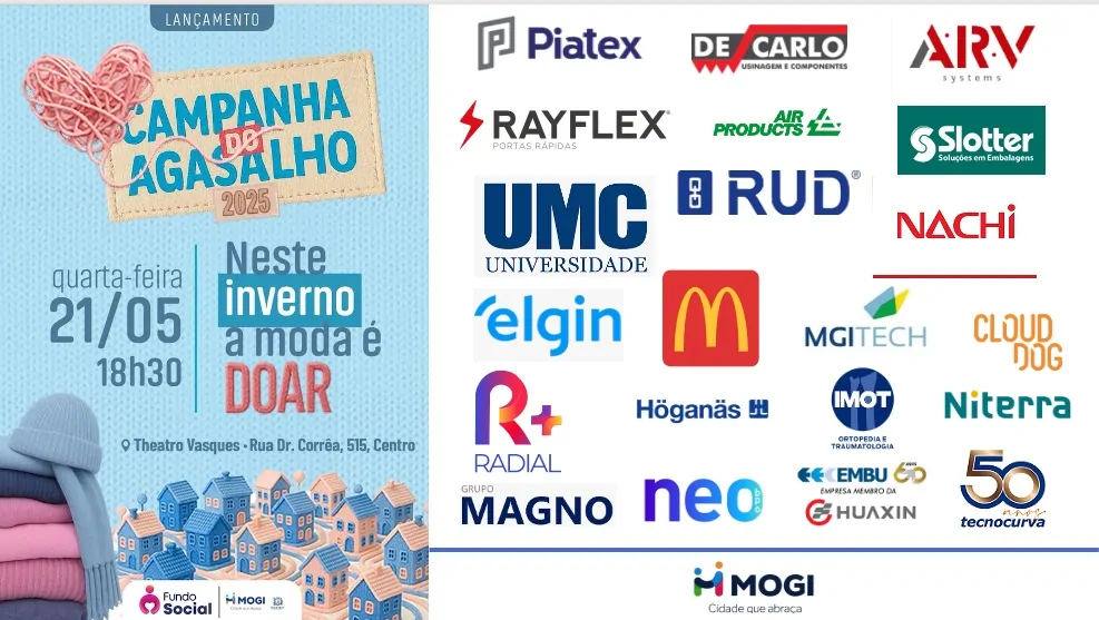 Empresas associadas que doaram nesta primeira fase da campanha.