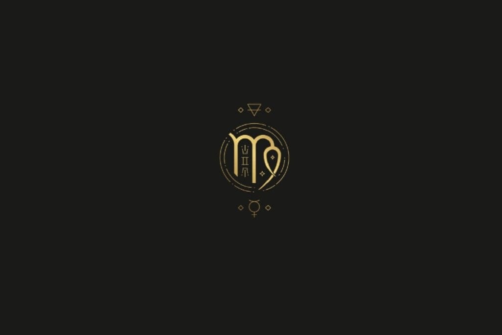Ilustração do signo de Virgem