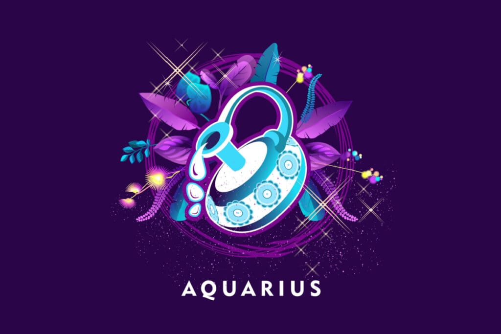 Símbolo do signo de aquário