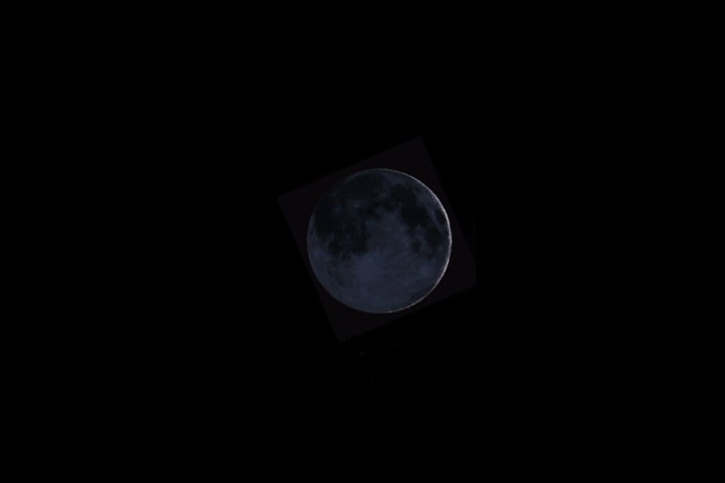 Ilustração da Lua nova 