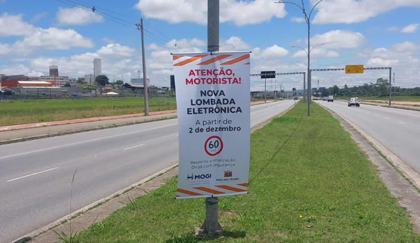 Lombada eletrônica na avenida das Orquídeas começa a funcionar nesta terça (2)