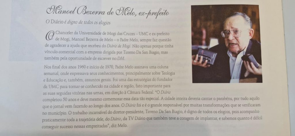 Livro O Diário de Mogi 50 anos | Divulgação