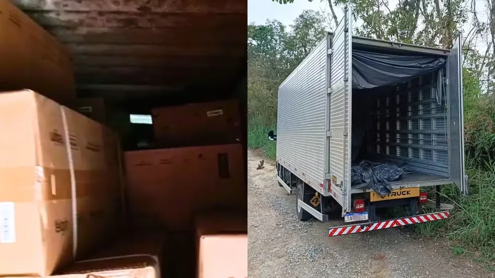 Carga de ar-condicionado roubada é recuperada pela PM em Arujá