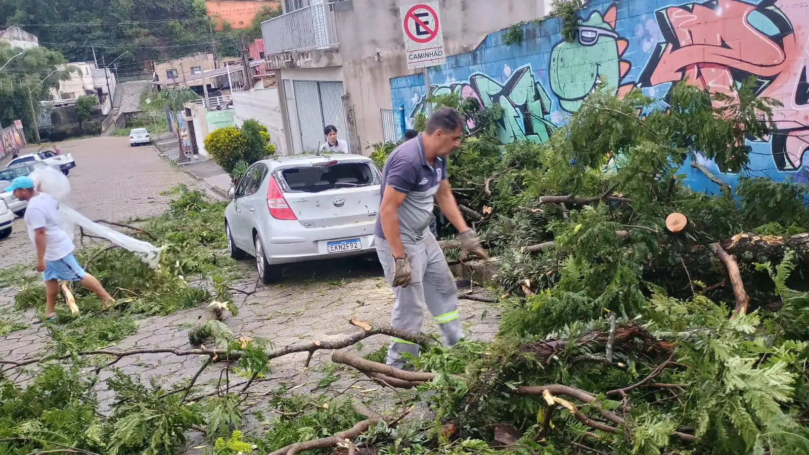 Vídeo: Santa Isabel registra mais de 50 ocorrências após passagem de ciclone