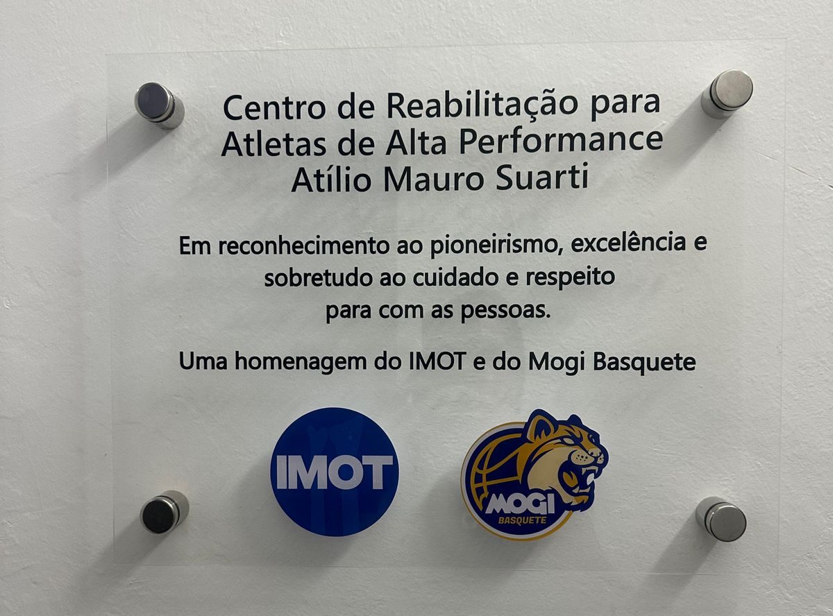 IMOT e Mogi Basquete inauguram revitalização do Centro de Reabilitação e homenageiam Atílio Mauro Suarti