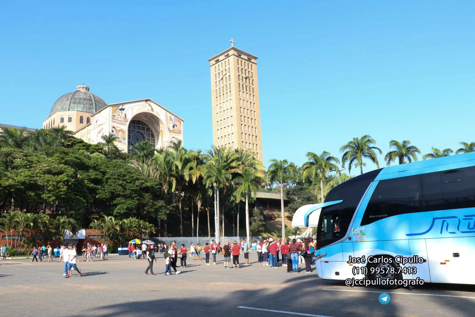 Romaria do Divino leva fiéis de Mogi das Cruzes ao Santuário de Nossa Senhora Aparecida neste sábado