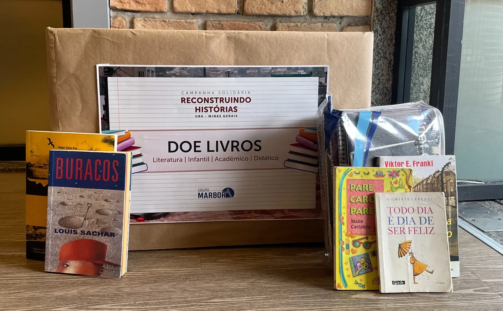 Mogi recebe campanha solidária para reconstruir bibliotecas destruídas por enchentes em MG