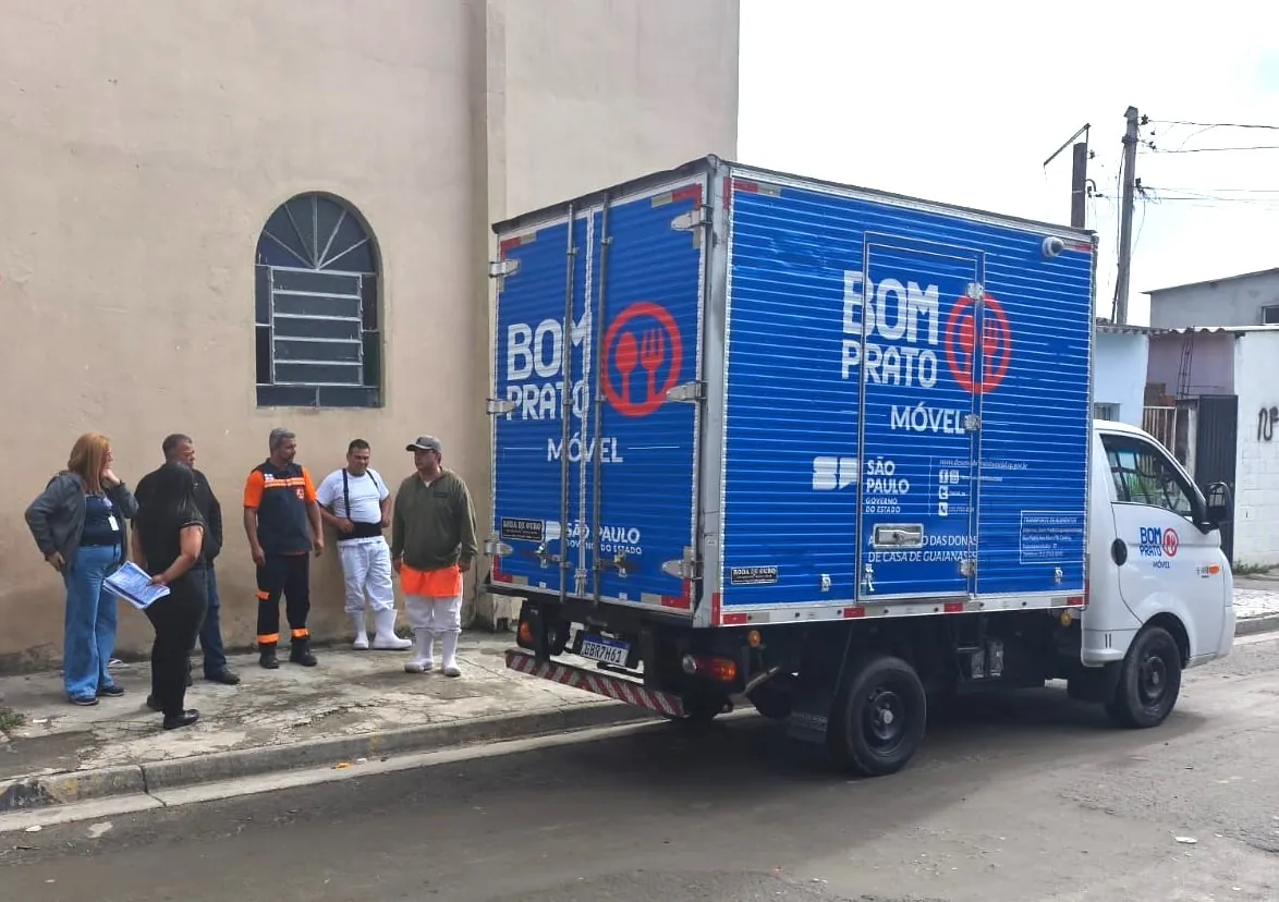 Bom Prato Móvel começa a atender na Vila Sônia, em Itaquaquecetuba