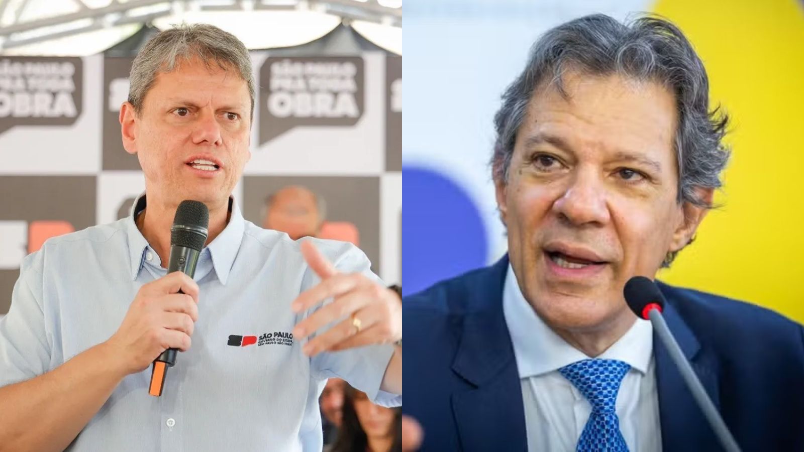 Tarcísio lidera no 1º turno e registra 41% das intenções de voto contra 26% de Haddad, aponta Genial/Quaest