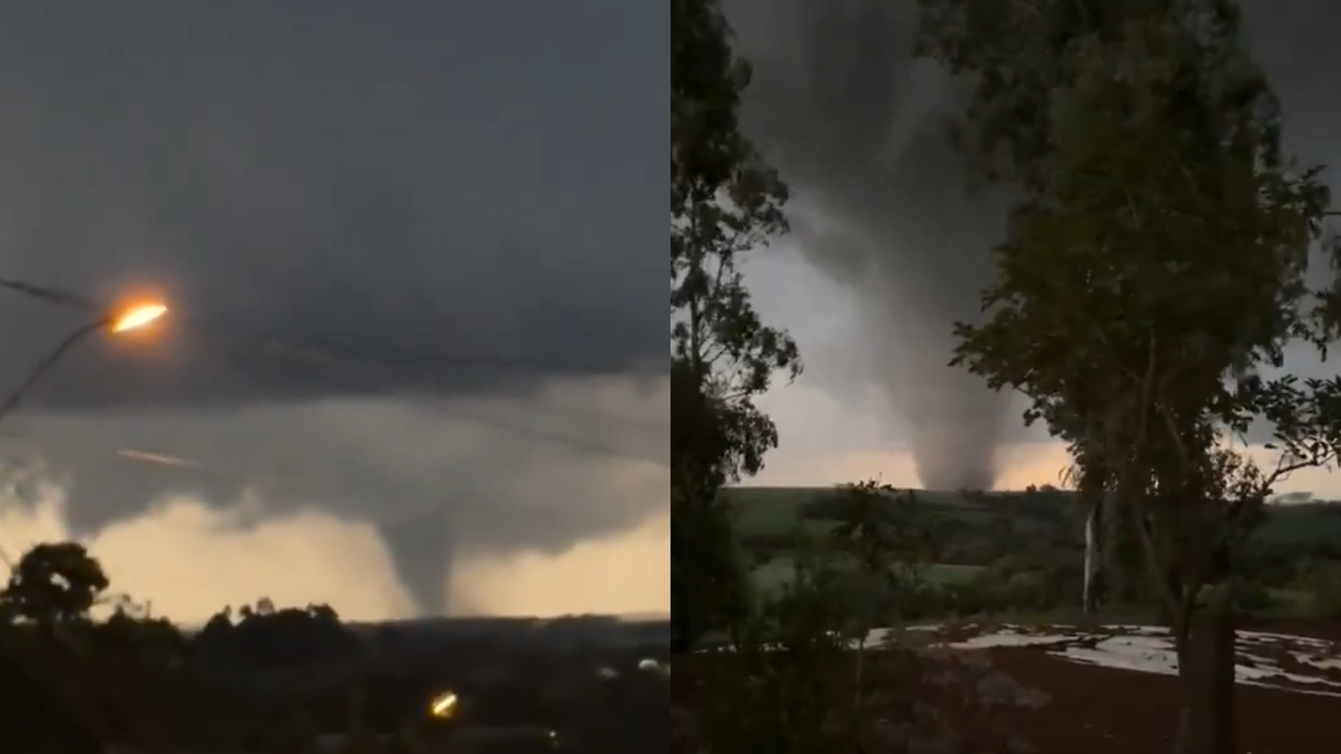 Vídeo: tornado atinge cidades no Rio Grande do Sul e deixa pelo menos 7 feridos