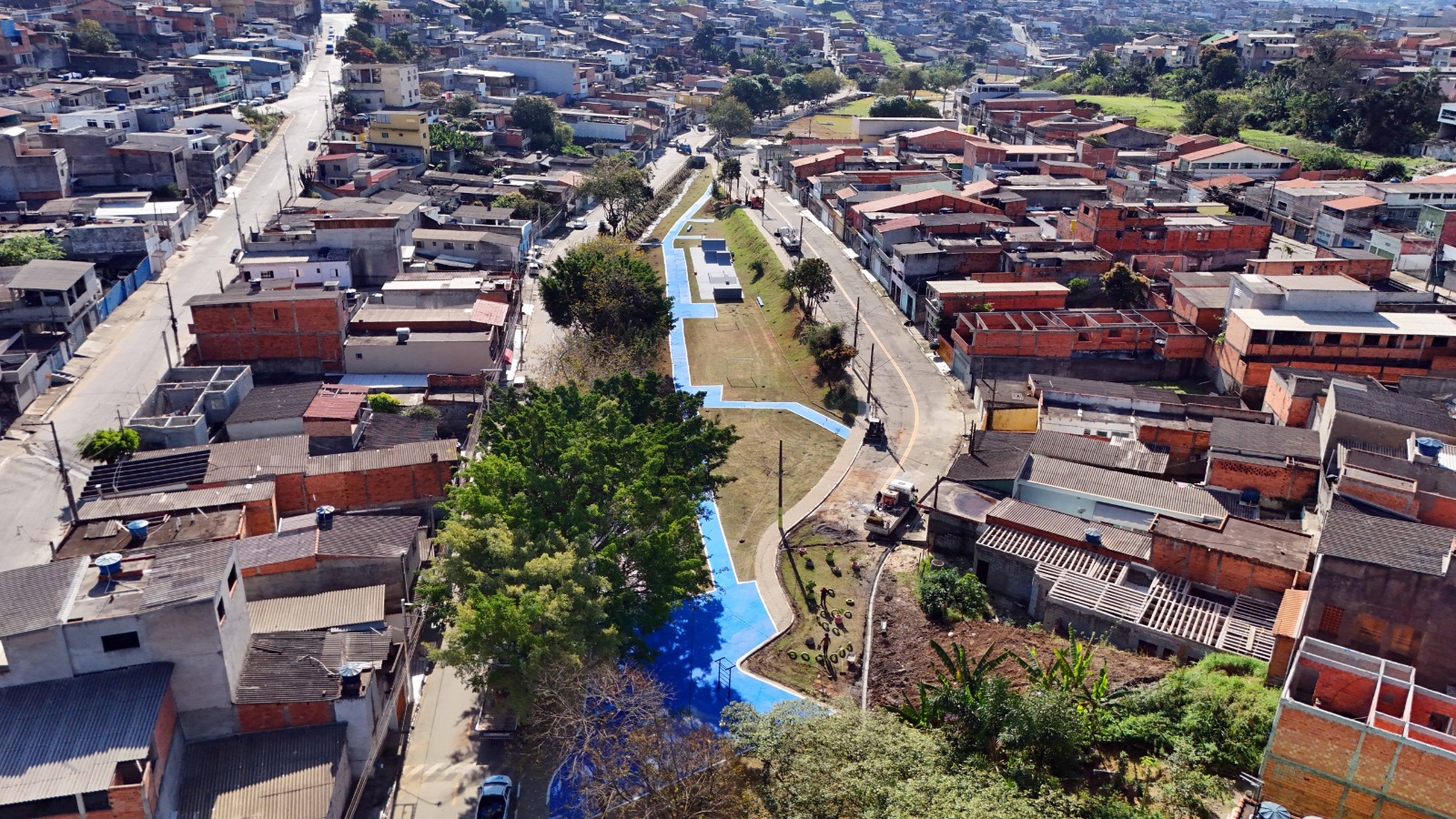 Suzano inaugura Corredor Ecológico com playground e pista de caminhada