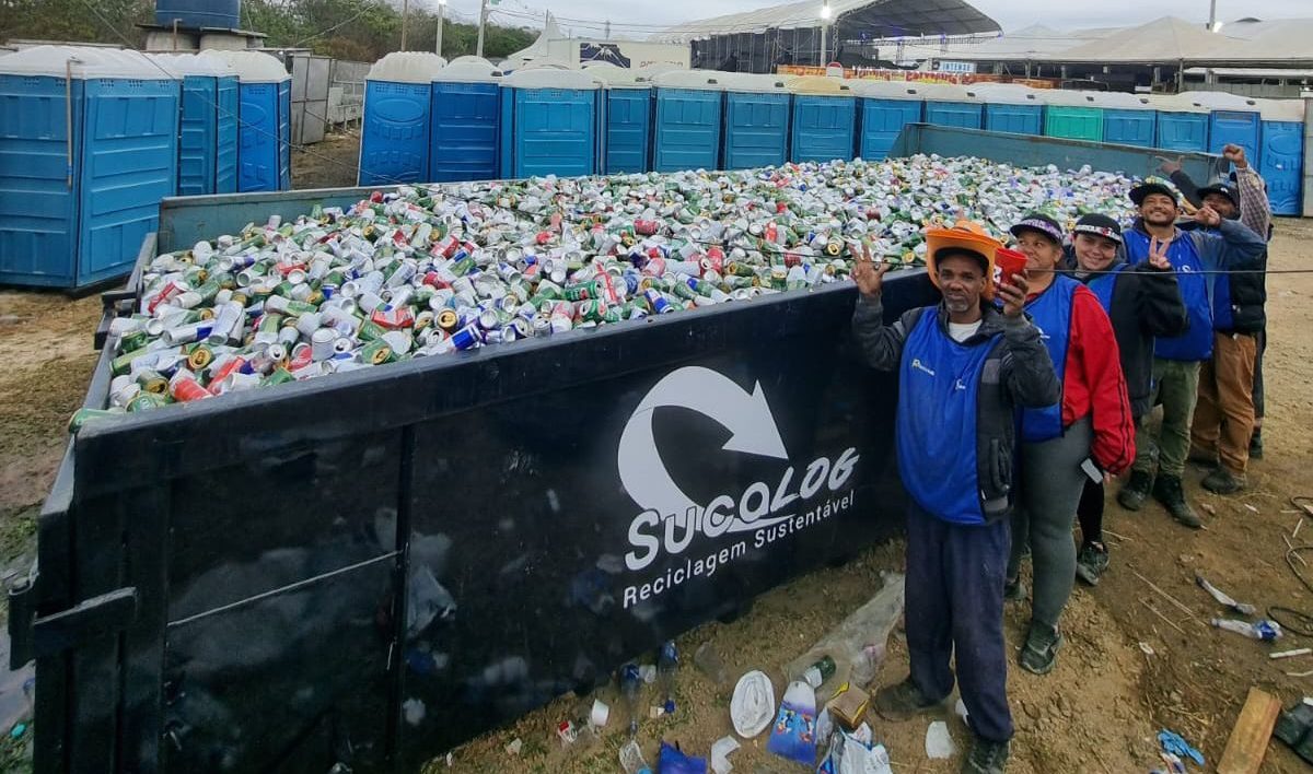 Troca solidária para o Itaquá Rodeio Fest arrecada mais de 300 kg de recicláveis