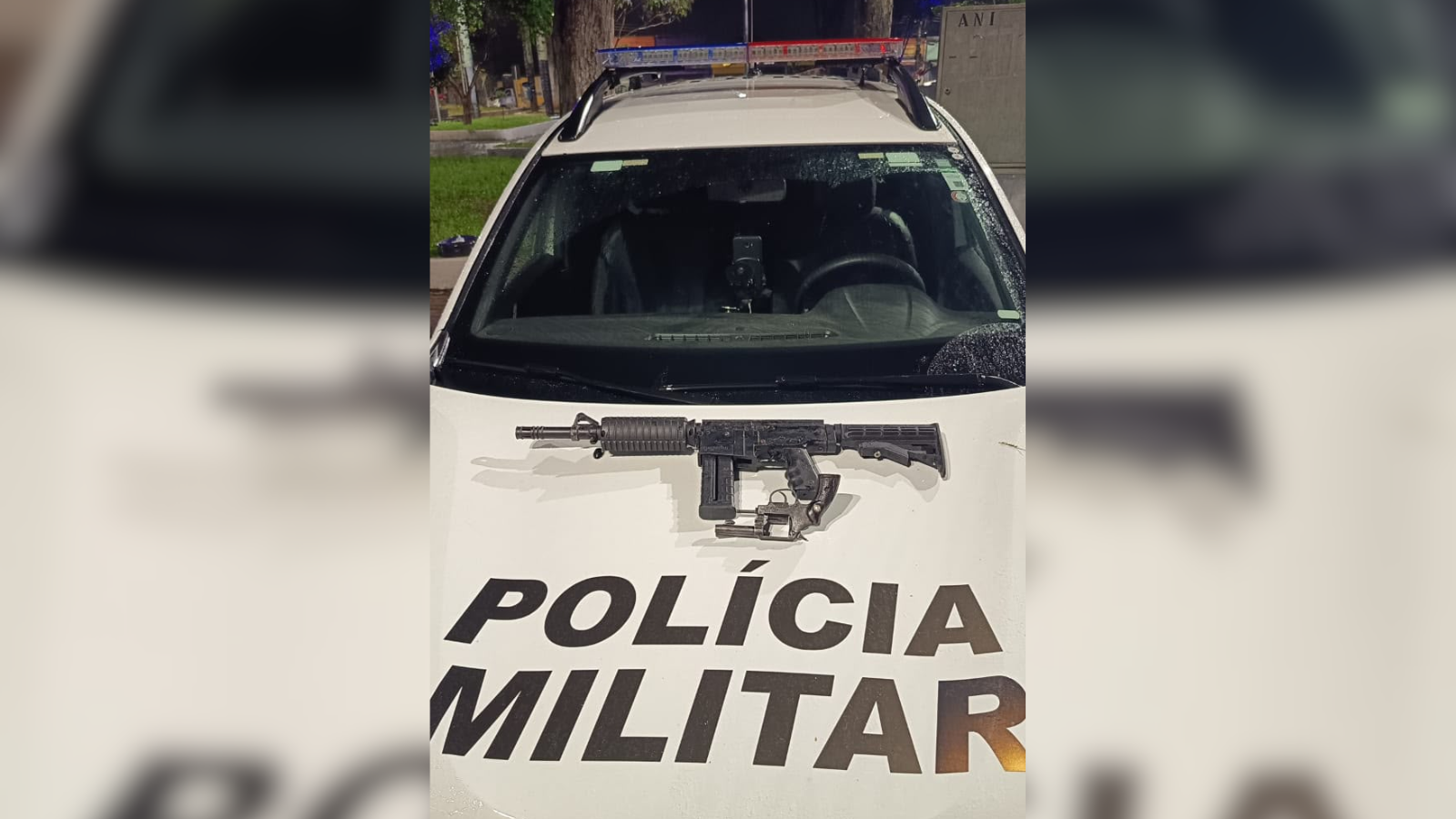 PM apreende simulacro de fuzil e detém motorista após acidente com 3 veículos, em Itaquaquecetuba