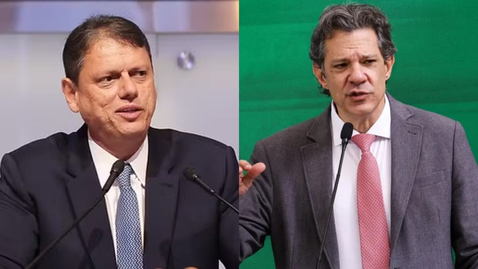 Datafolha em SP: Tarcísio tem 50% das intenções de voto no 1º turno; Haddad aparece com 30%